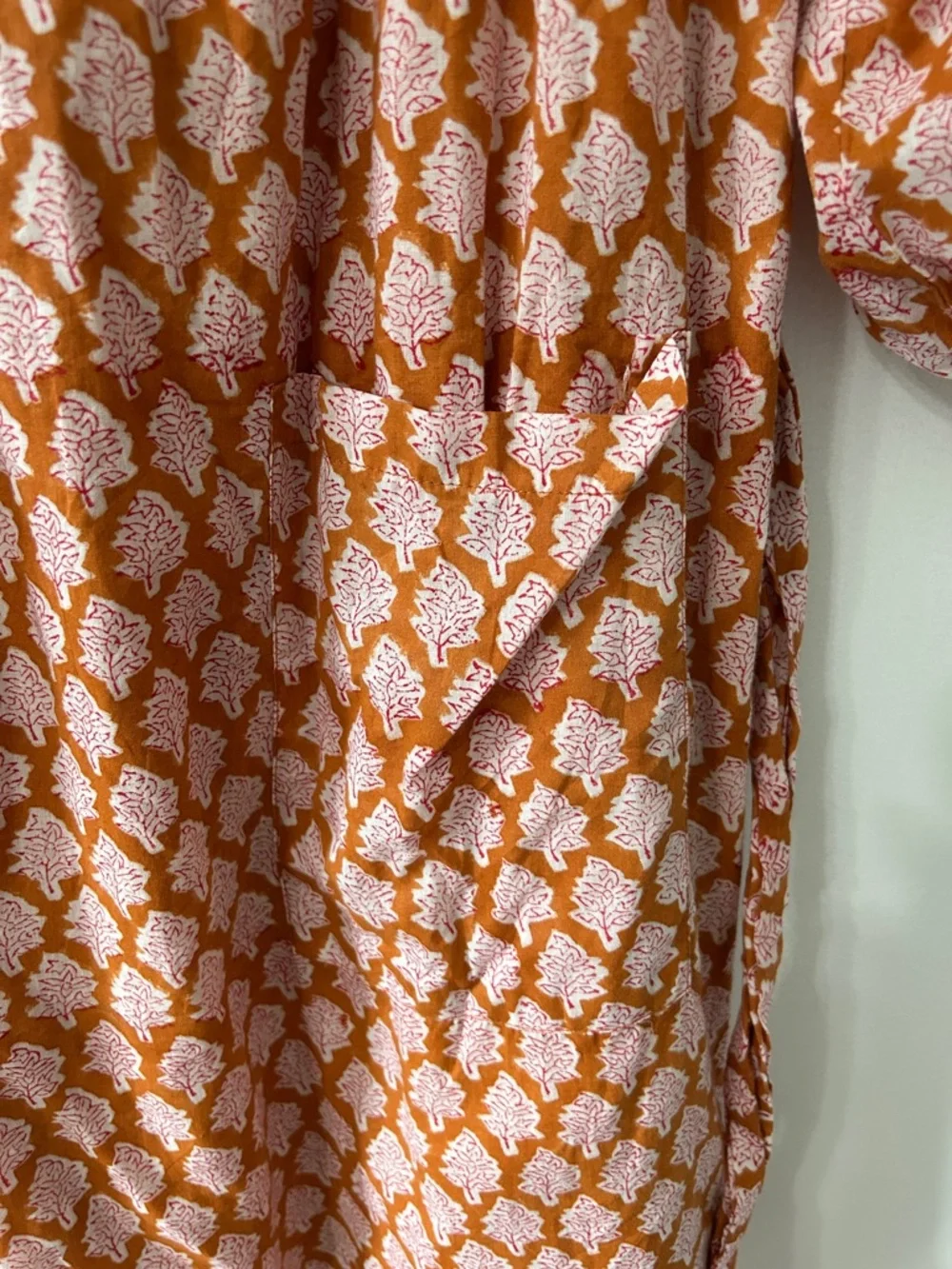 Emerson Fry India Collection Adelina Dress Women’s M Bell Sleeve Ruffle Mini - Picture 6 of 15